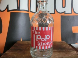 画像1: USED　pop Shoppe Soda ガラス　瓶　レトロ (1)