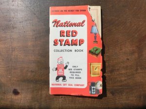 画像1: 1930年〜50年代　ビンテージ　スタンプブック　National RED STAMP (1)