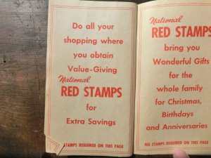 画像5: 1930年〜50年代　ビンテージ　スタンプブック　National RED STAMP (5)
